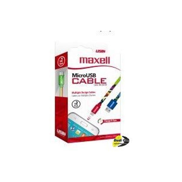 Duo kabal Maxell Flat USB Micro 1.2m.